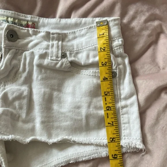 Paris Blues White Jean shorts size 1 - Picture 5 of 5